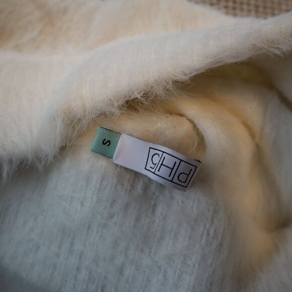 PH5 Wide Leg Fuzzy Flared High Rise Pants Size Small - Picture 6 of 6